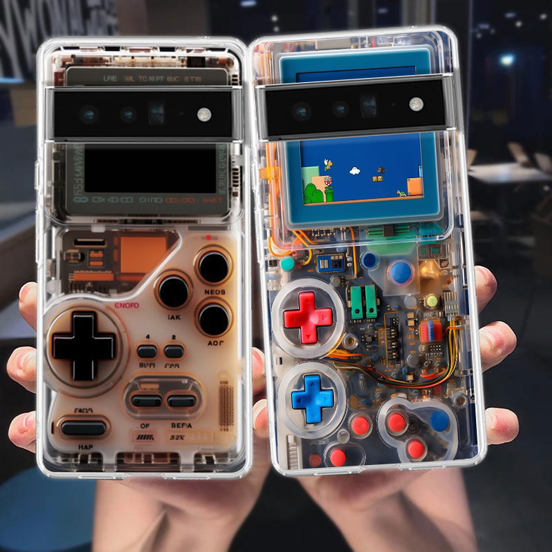 Gaming Console In Phone - Чехол для телефона Google Pixel 9,8,7,6,5,4,4XL,7A,6A,4A,3A,Pro,XL,5G,