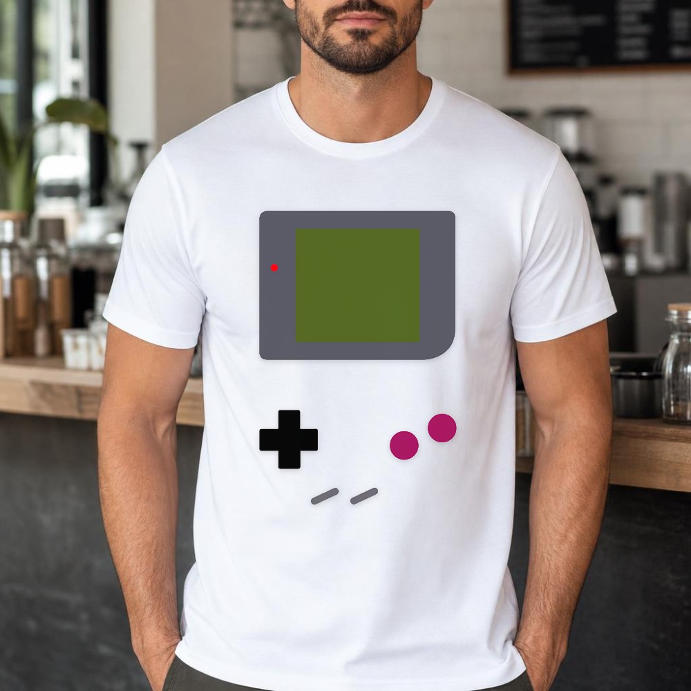 Gaming Console In 90S - Футболка с рисунком ретро-игровой консоли для
