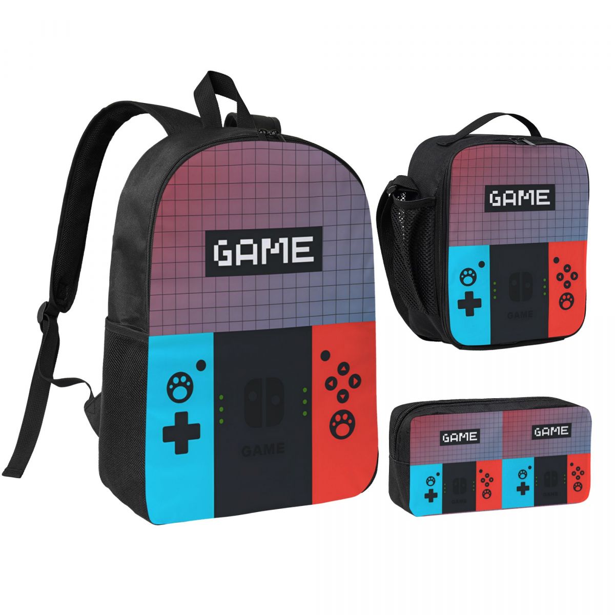 Gaming Console In 90S - 3pecs/set Рюкзак для игровой консоли для