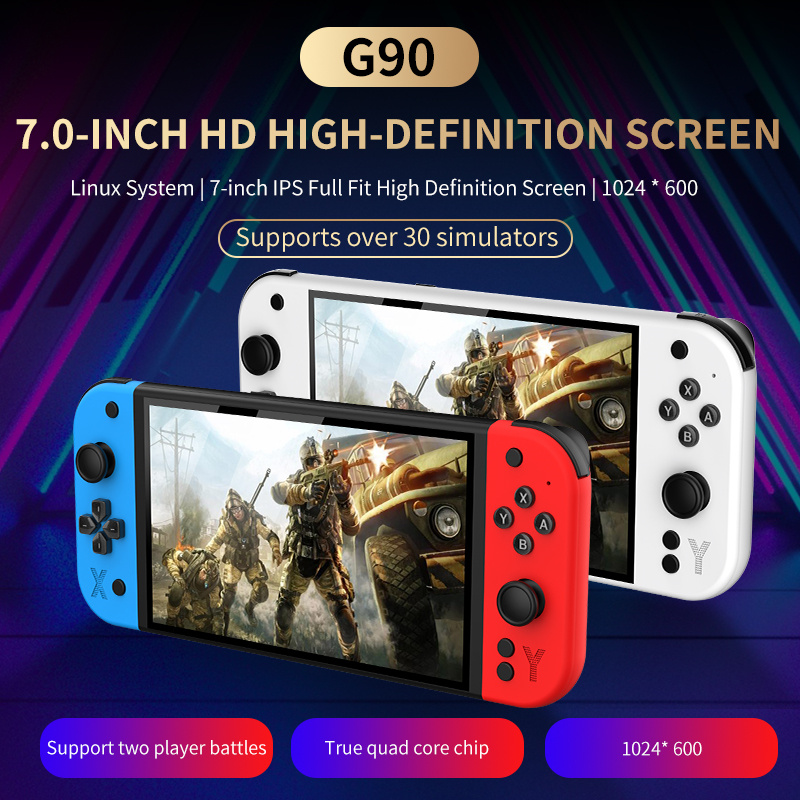 Gaming Console G90 - G90 Ручная игровая консоль с 7-дюймовым