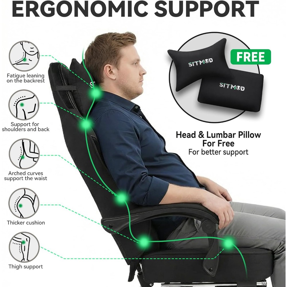 Эргономичное игровое кресло с  – обзор и цена Gaming Chair Cushion