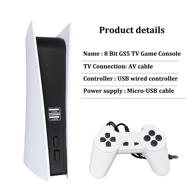 Игровая приставка GS5 8Bit TV  – обзор и цена Gaming Console Gs5