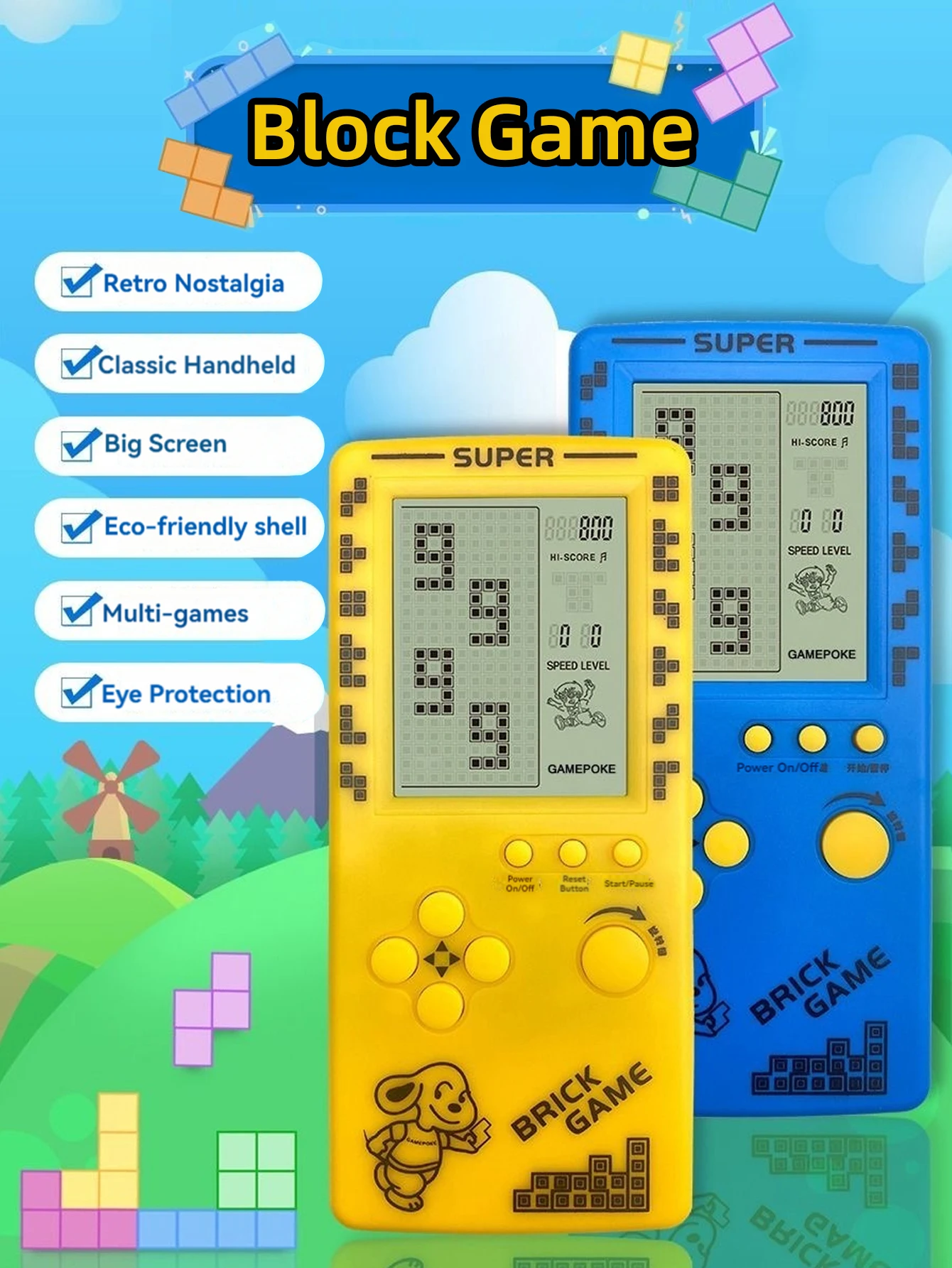 Классические ретро-портативные – обзор и цена Gaming Console Kids