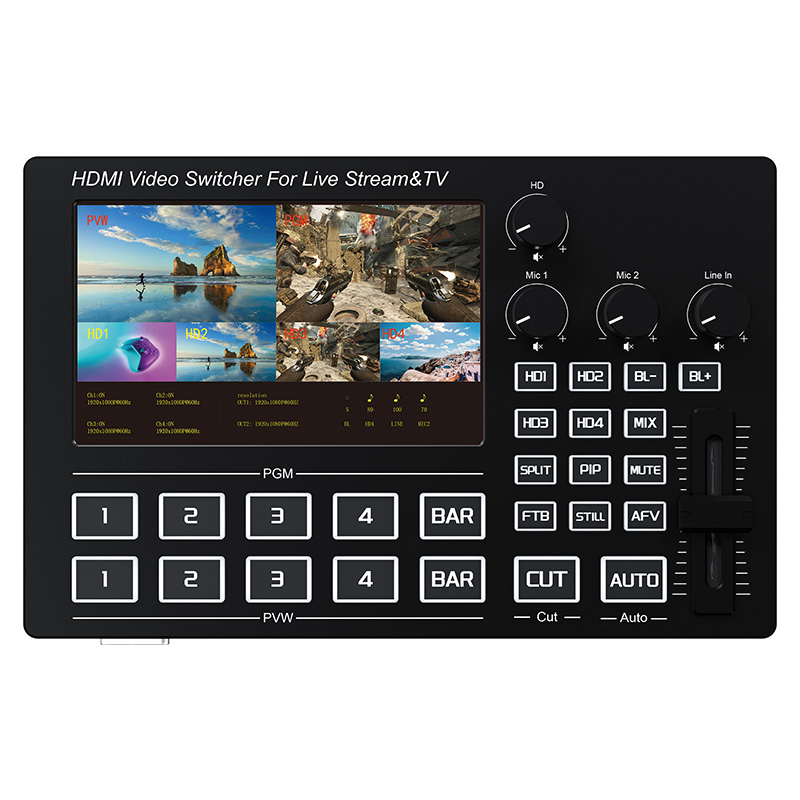 4-канальный HDMI видеомикшер 1 – обзор и цена Gaming Console Monitor