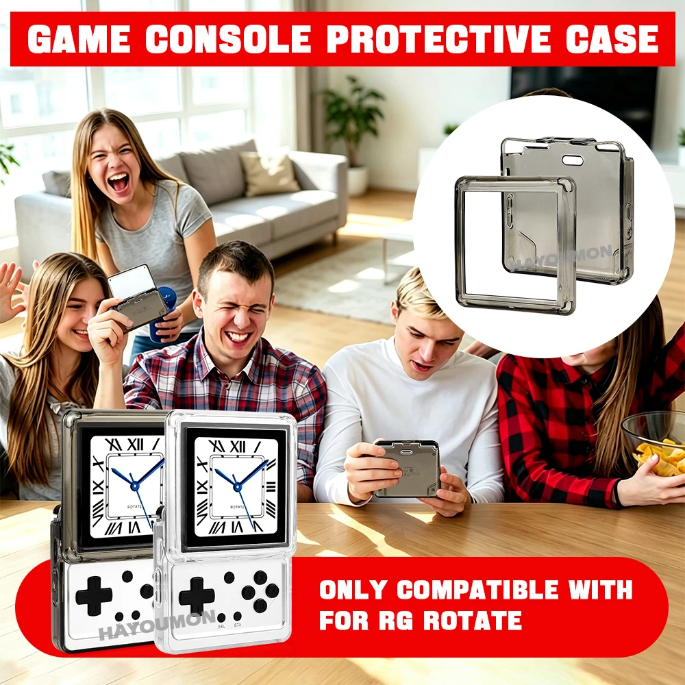 Прозрачный черный чехол из ТПУ – обзор и цена Gaming Console Anbernic