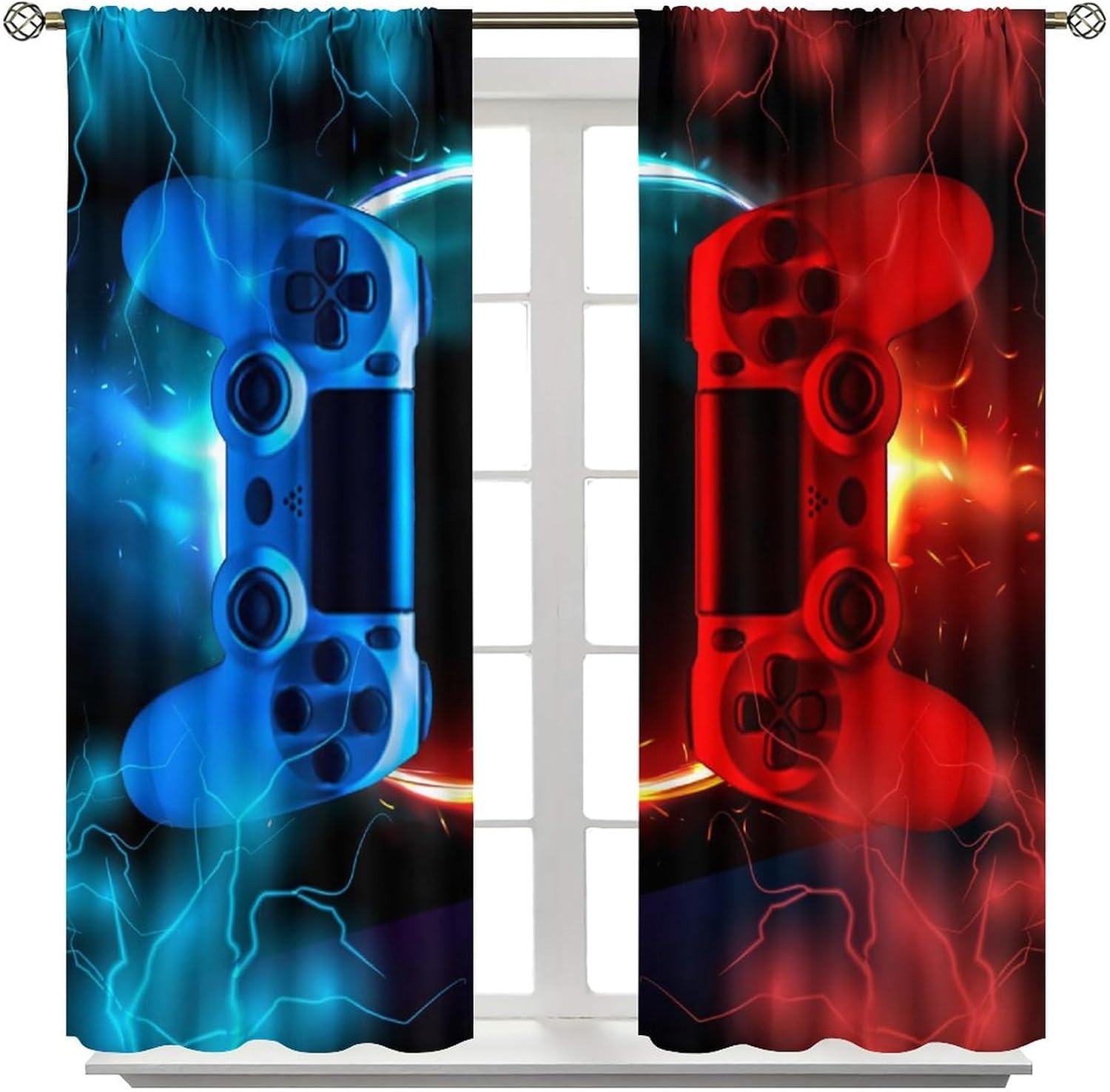 Игровые шторы в стиле поп-куль – обзор и цена Gaming Console Cafe